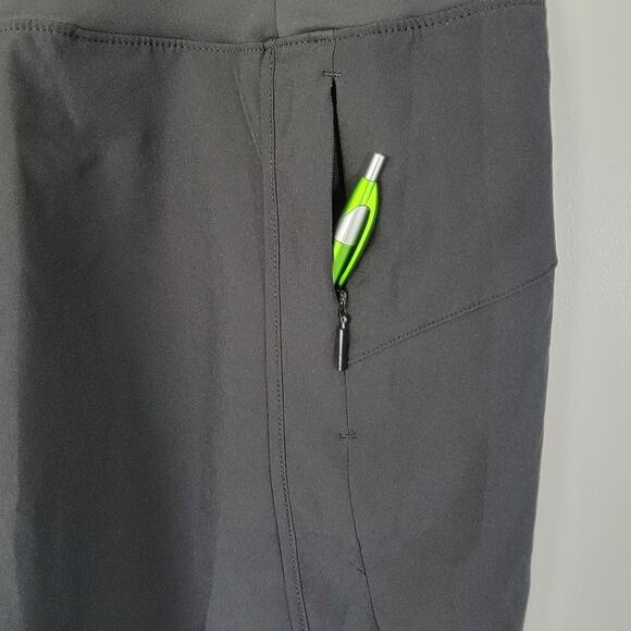 Willit Black Board Swim Shorts Womens 2XL Zip Pockets Slimming Surf Beach Lake - Picture 2 of 10